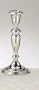 Sterling Plain Border Candlestick - 8"