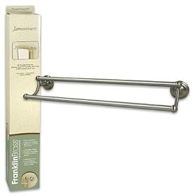 Franklin Brass 127727 Jamestown 24-Inch Double Towel Bar, Satin Nickel