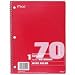 Mead Spiral 1-Subject Wide-Ruled Notebook, 1 Notebook, Color May Vary, Assorted Colors