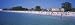Tourists on the Beach, Mantee Co. Public Beach, Anna Maria Island, Gulf Coast, Florida, USA Photographic Poster Print by Panoramic Images, 120x40