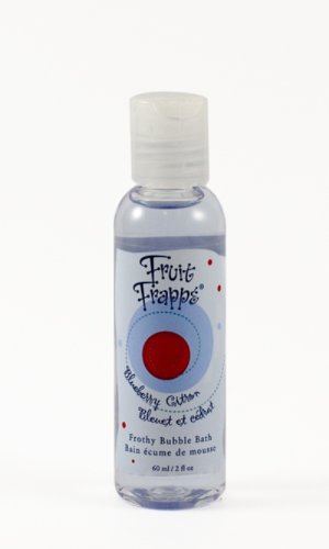 Fruit Frappe By Upper Canada Mini Frothy Bubble Bath In Blueberry Citron, 0.2-Ounce Bottle... by Fruit Frappe Upper Canada