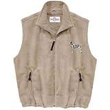 Men's Lined Dalmatian Fleece Vest
