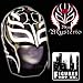WWE CAMOFLAUGE REY MYSTERIO REPLICA WRESTLING MASK Image
