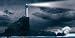 AIRBRUSHED LICENSE PLATES - LIGHTHOUSE LICENSE PLATE - #85