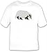 T-shirt with wild, gravling, badger, vertebrate, animal, European, weasel, mustelid, ...