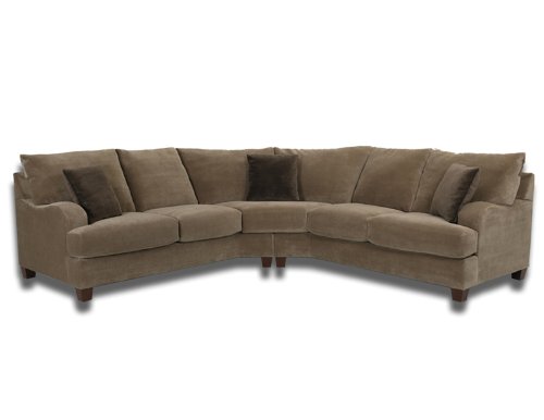 Klaussner Canyon Sectional, Camel
