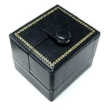 Two Doors Classic Cartier Leatherette Black Earrings Gift Box