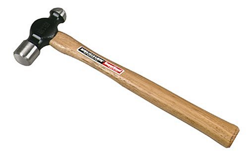 Vaughan S504 4-Ounce Hickory Handle Super Steel Ball Pein Hammer, 10 1/4-Inch Long.