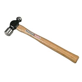Vaughan S504 4-Ounce Hickory Handle Super Steel Ball Pein Hammer, 10 1 4-Inch Long. by Vaughan & Bushnell