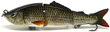 3" Bass Stirper Bluegill Fishing Bait Lure Swimbait Multi-jointed Life-like (H)