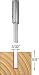 Freud 04-101 5/32-Inch Diameter by 5/8-Inch Double Flute Straight Router Bit with 1/4-Inch Shank