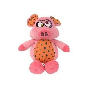 Multi Pet International 300-36444 Multi Pet Wacky Animals Paranoia The Pig Plush Dog Toy