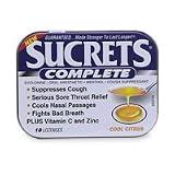 Sucrets Lozenges Complete Cool Citrus 18 ea