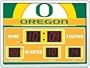 Oregon Ducks Scoreboard Clock Thermometer NFL Football Fan Shop Sports Team Merchandise