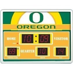 Oregon Ducks Scoreboard Clock Thermometer NFL Football Fan Shop Sports Team Merchandise