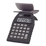 Handheld Calculator with Flip Top Lid, Converts to Stand, 8 DGT LCD, Rubber Keys VCT905