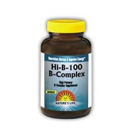 Nature's Life, B- 100, High Folic Acid, 100 Capsules
