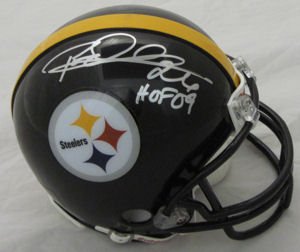 Rod Woodson Autographed Pittsburgh Steelers Mini Helmet w/HOF