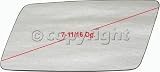 MIRROR GLASS ford LTD 79-86 mercury MARQUIS GRAN 79-81 view lh