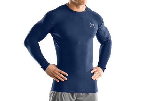 Mens ColdGear® Longsleeve Crew Tops by Under Armour