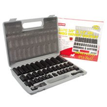 38 PC 3 8 X 1 2 AIR IMPACT HEAVY DUTY SOCKET - AUTOMOTIVE TOOLS by Pit Bull