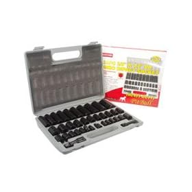 38 PC 3/8" X 1/2" AIR IMPACT HEAVY DUTY SOCKET - AUTOMOTIVE TOOLS
