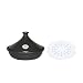 from Emile Henry Emile Henry, 25cm Tagine With Steamer Noir (Black) - Ceramic
