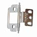 Amerock Full Inset Partial Wrap Free Swinging Minaret Tip Hinge For 3/4 Doors Sterling Nickel Single