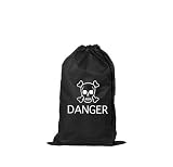 Danger Skull and Cross-bones Laundry Bag
