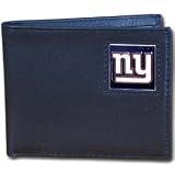 NFL Bifold Genuine Leather Wallet - New York Giants