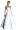 Elegant Spaghetti Straps Caviar Long Slit Front A Line Wedding Gown