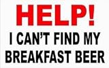 HELP! I CAN'T FIND MY BREAKFAST BEER Natural Tote Bag (Totebag)