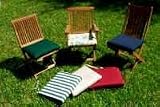 Sunbrella Chair Cushions 18x16 with ties Set of 4