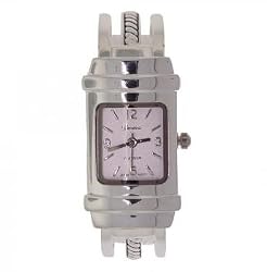 7 Inch Womens Fashion Bangle Watch Crafted in Stainless Steel