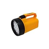 Dorcy 41-1046 LED Flashlight Lantern with 6-Volt Battery and Nylon Lanyard, 40-Lumens, Yellow Finish
