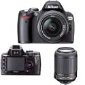 Nikon D40X 10.2 Megapixel Digital SLR Camera Two Lens Kit, with 18-55mm f/3.5-5.6G ED II AF-S DX & 55mm - 200mm f/4-5.6G ED AF-S DX VR (Vibration Reduction) - USA Warranty