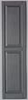 Richwood Gray 12x31 Raised Panel Shutter Pair
