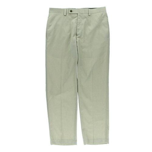Calvin Klein Mens Flat Front Straight Leg Dress Pants