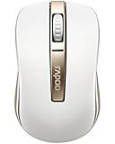 Arion Rapoo 6610 Bluetooth 3.0 and 2.4G Dual Mode Wireless Optical Mouse - Gold