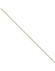 .6mm, 14 Karat Yellow Gold, Diamond-Cut Curb Chain - 16 inch
