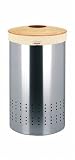 Brabantia Laundry Bin, 50 litre, Woodline/Chrome