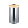Brabantia Laundry Bin, 50 litre, Woodline/Chrome