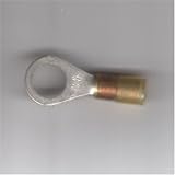 Vaco C91438 50 pack Nylon Insulated 3/8 Ring Terminal for 12-10 AWG Wire