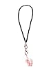 Cell Phone Charm - C43 - Breast Cancer Awareness Pink Ribbon bead