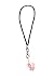 Cell Phone Charm - C43 - Breast Cancer Awareness Pink Ribbon bead