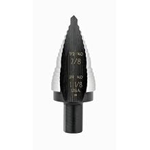 Irwin 10239 Unibit9 7/8-Inch and 1-1/8-Inch 1/2-Inch Shank Step Drill Bit for-1/2-Inch and 3/4-Inch Conduit