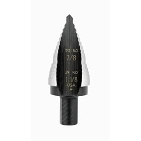 Irwin 10239 Unibit9 7 8-Inch and 1-1 8-Inch 1 2-Inch Shank Step Drill Bit for-1 2-Inch and... by Irwin