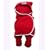 Red Fleece Bug in a Rug baby wrap  (Medium)