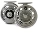 Fly Logic Platinum Color Large Logic Arbor Disc Drag Flyreel 5 6 7 Weight Machined Aluminum Fly Reel