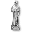 Fine Pewter Saint Peregrine 3.5-inch Statue and Prayer Card